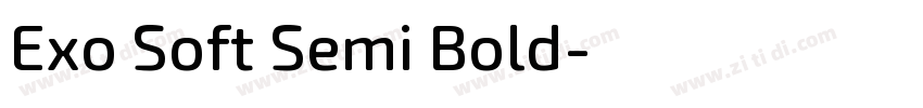 Exo Soft Semi Bold字体转换 Exo Soft Semi Bold字体转换
